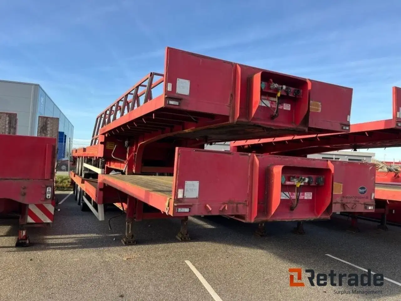 Billede 1 - Dennison Semitrailer/blok/elementvogn