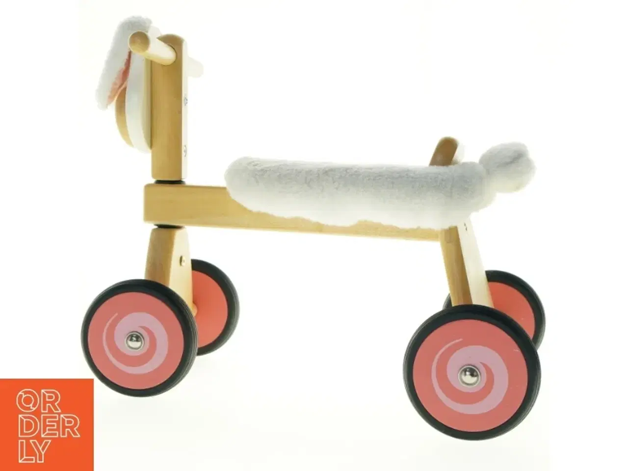 Billede 2 - Trægyngehest på hjul (str. 45 cm)
