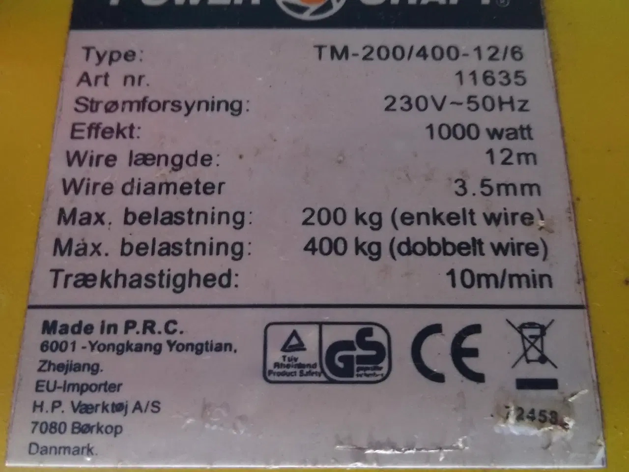 Billede 2 - elspil. 200/400 kg