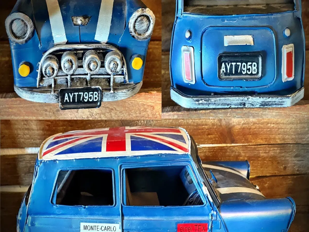 Billede 1 - * Blik-bil - Morris (blå)