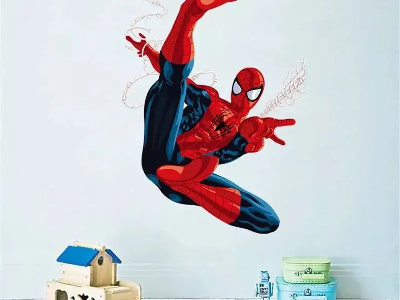 Billede 6 - Spiderman wallstickers wallsticker med Spiderman