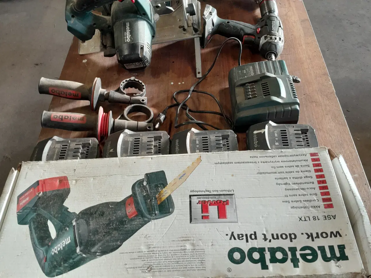 Billede 1 - Metabo batteriværktøj batterier og lader