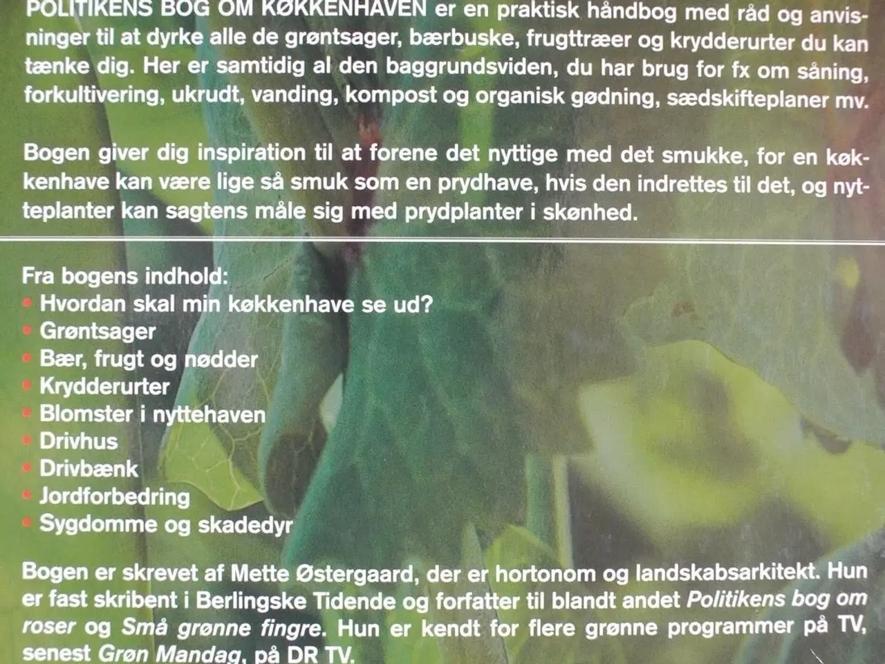 Billede 4 - politikens bog om køkkenhaven, af mette østergaard