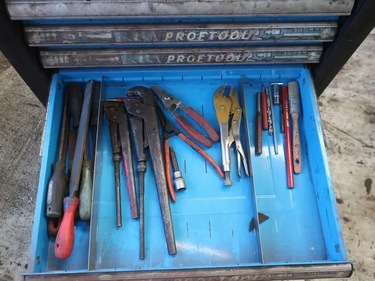 Billede 11 - Værktøjsvogn med div. Værktøj