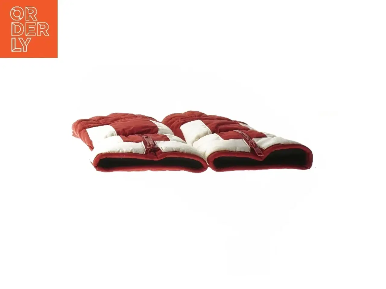 Billede 4 - Vinterhandsker i rød og hvid (str. 28x12 (strl. M) cm)