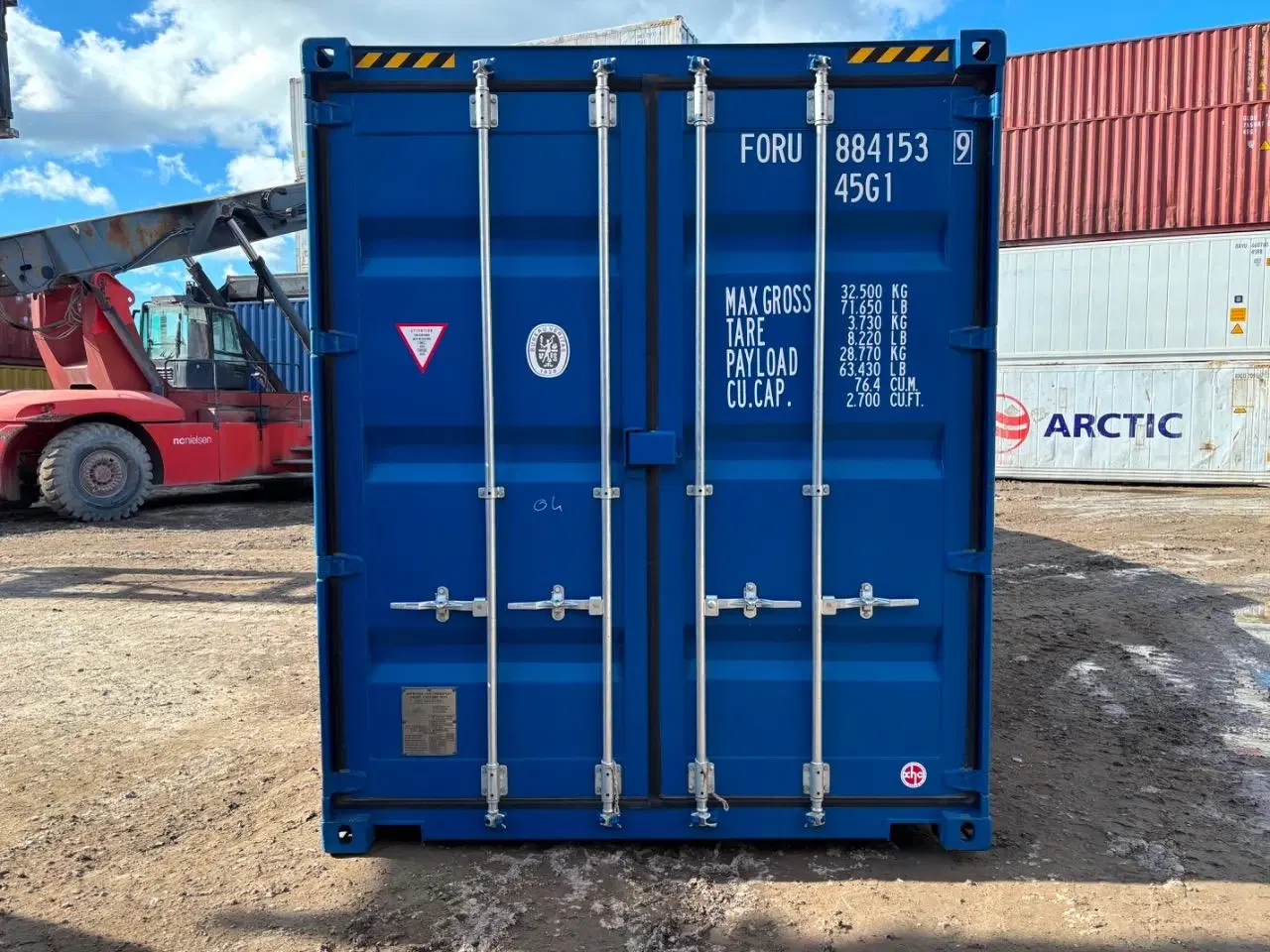 Billede 1 - Står i Hvidovre NY 40 fods HC Container i Blå Ral: