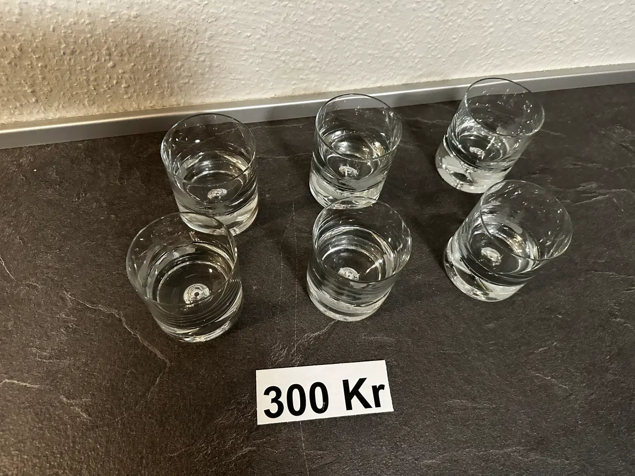 Billede 3 - Graverede glas, 6 stk.