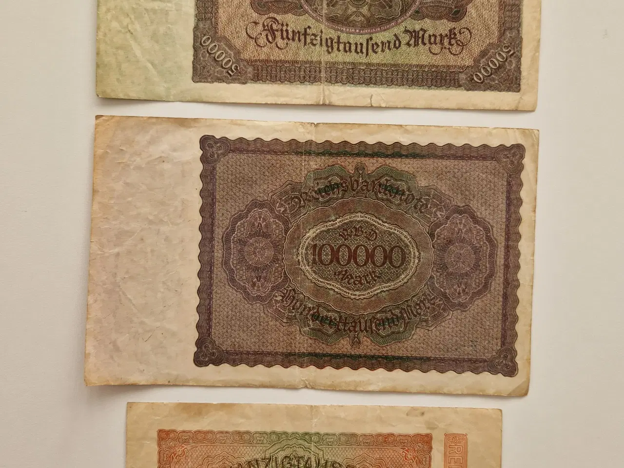 Billede 5 - 11 Gamle tyske pengesedler 