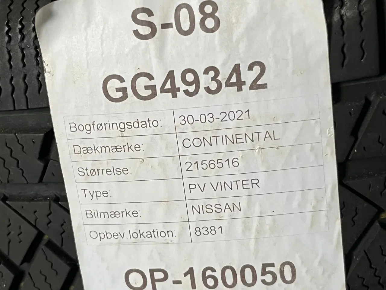 Billede 4 - 4 vinterdæk på originale Nissan Qashqai  alu-fælge