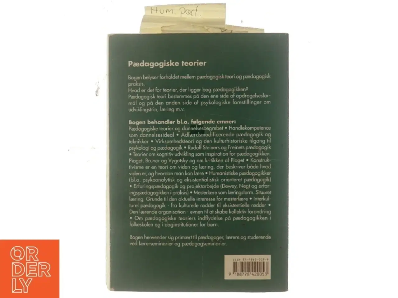 Billede 3 - Pædagogiske teorier af Niels Jørgen Bisgaard (Bog)