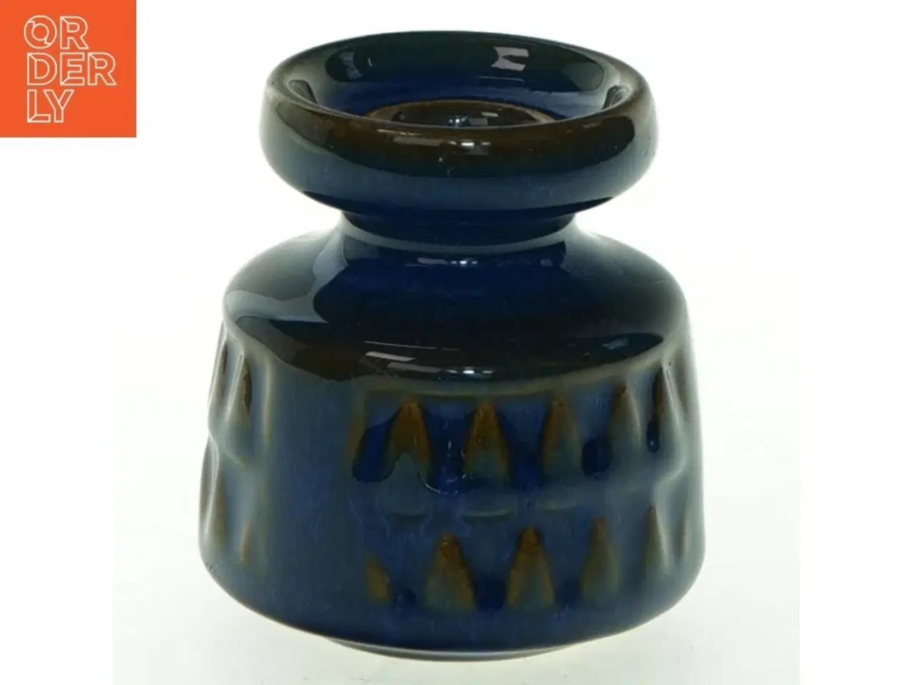 Billede 1 - Keramik lysestage (str. 7x6 cm)