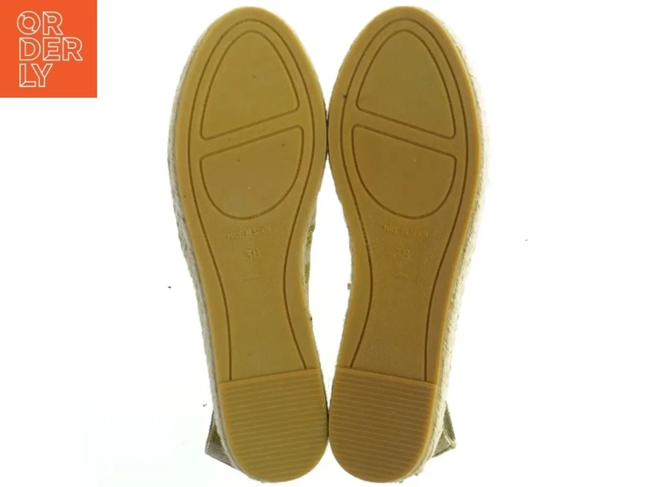 Billede 3 - Espadrillos i guld og hvid fra Nome (str. 38)