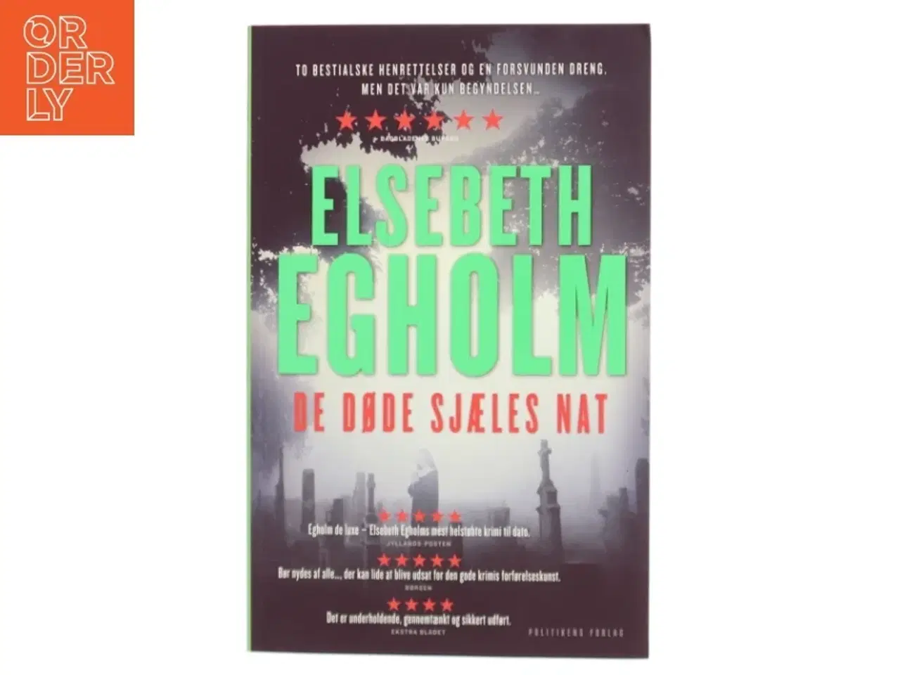 Billede 1 - De døde sjæles nat af Elsebeth Egholm (Bog)