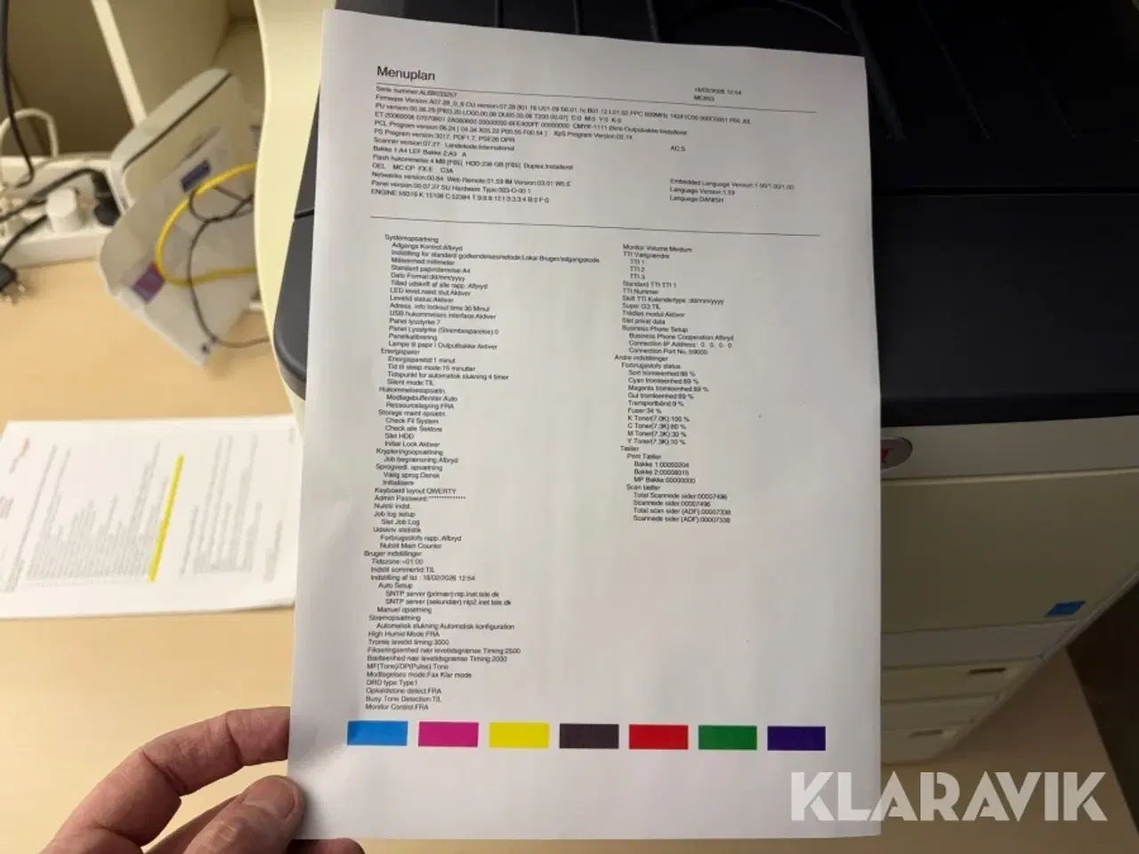 Billede 11 - Farve multifunktions Laserprinter OKI MC853