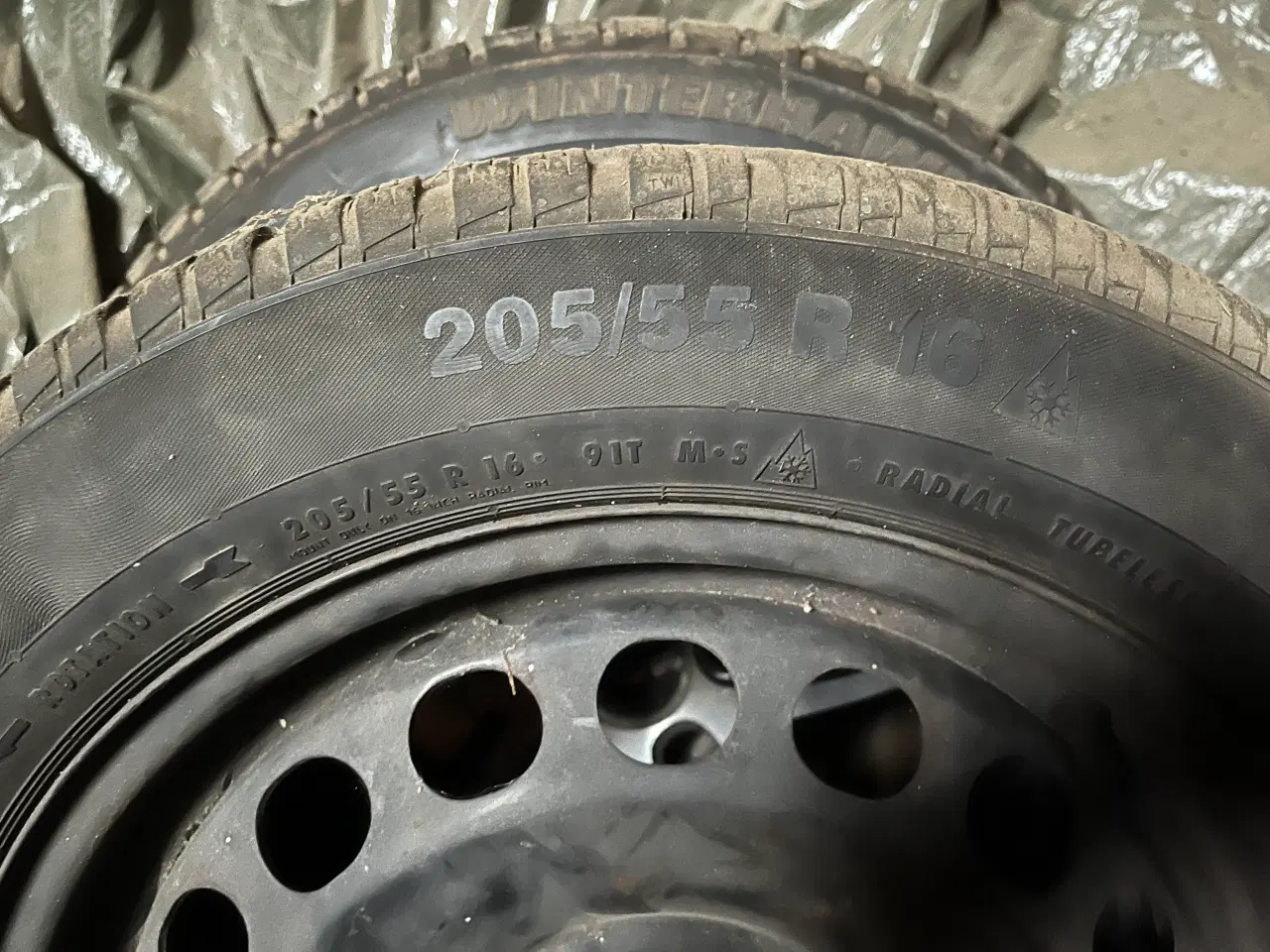 Billede 1 - Stålfælge med vinterdæk