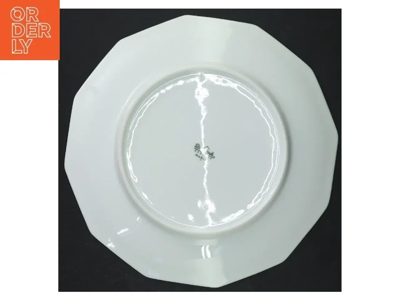 Billede 6 - Porcelænsmiddagstallerkener med blåt blomstermønster fra Rosenthal (str. 22x2 cm)
