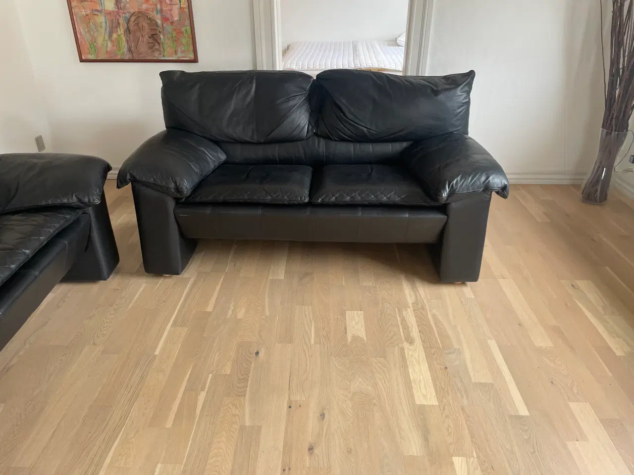 Billede 2 - Læder sofa 3+2