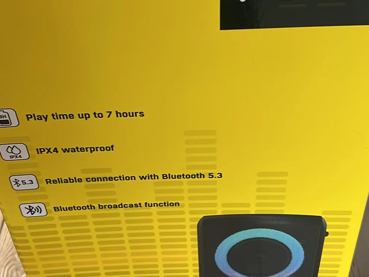 Billede 2 - Feel hurricane 250 Party højttaler