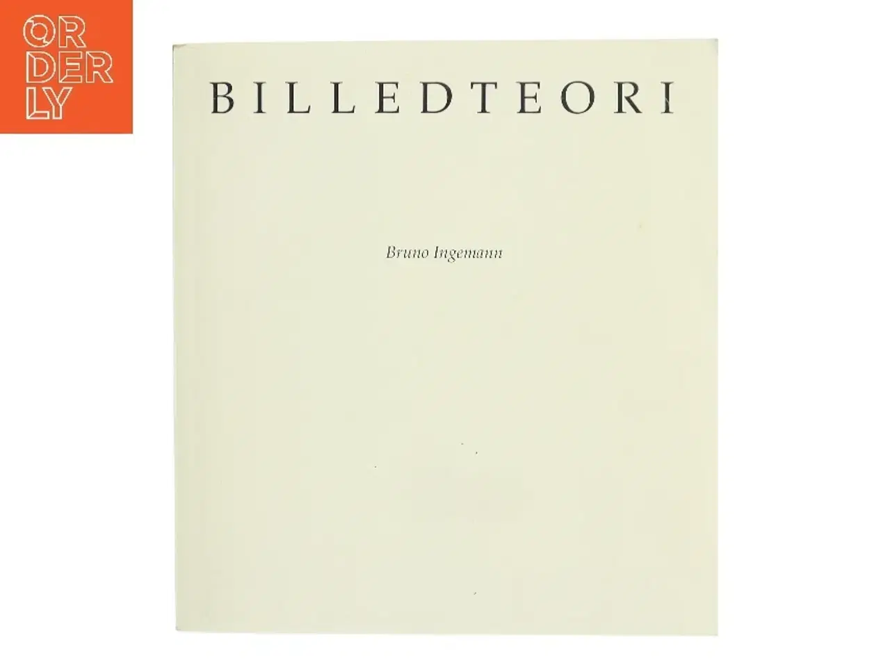 Billede 1 - Billedteori af Bruno Ingemann (Bog)