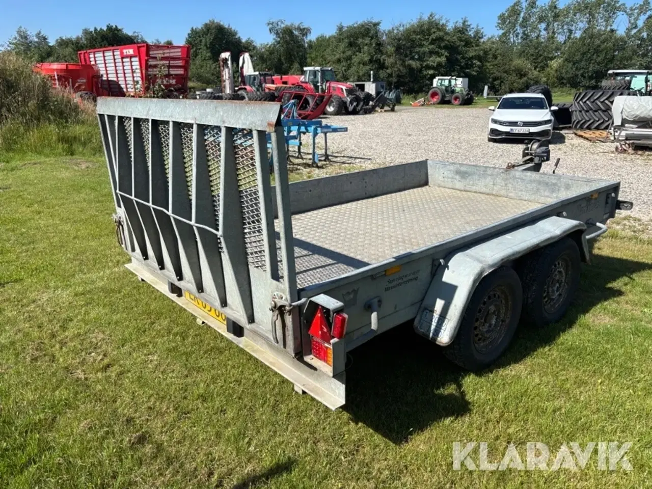 Billede 5 - Maskintrailer FlexTrailer 2000 kg med tip, rampe og alu bund