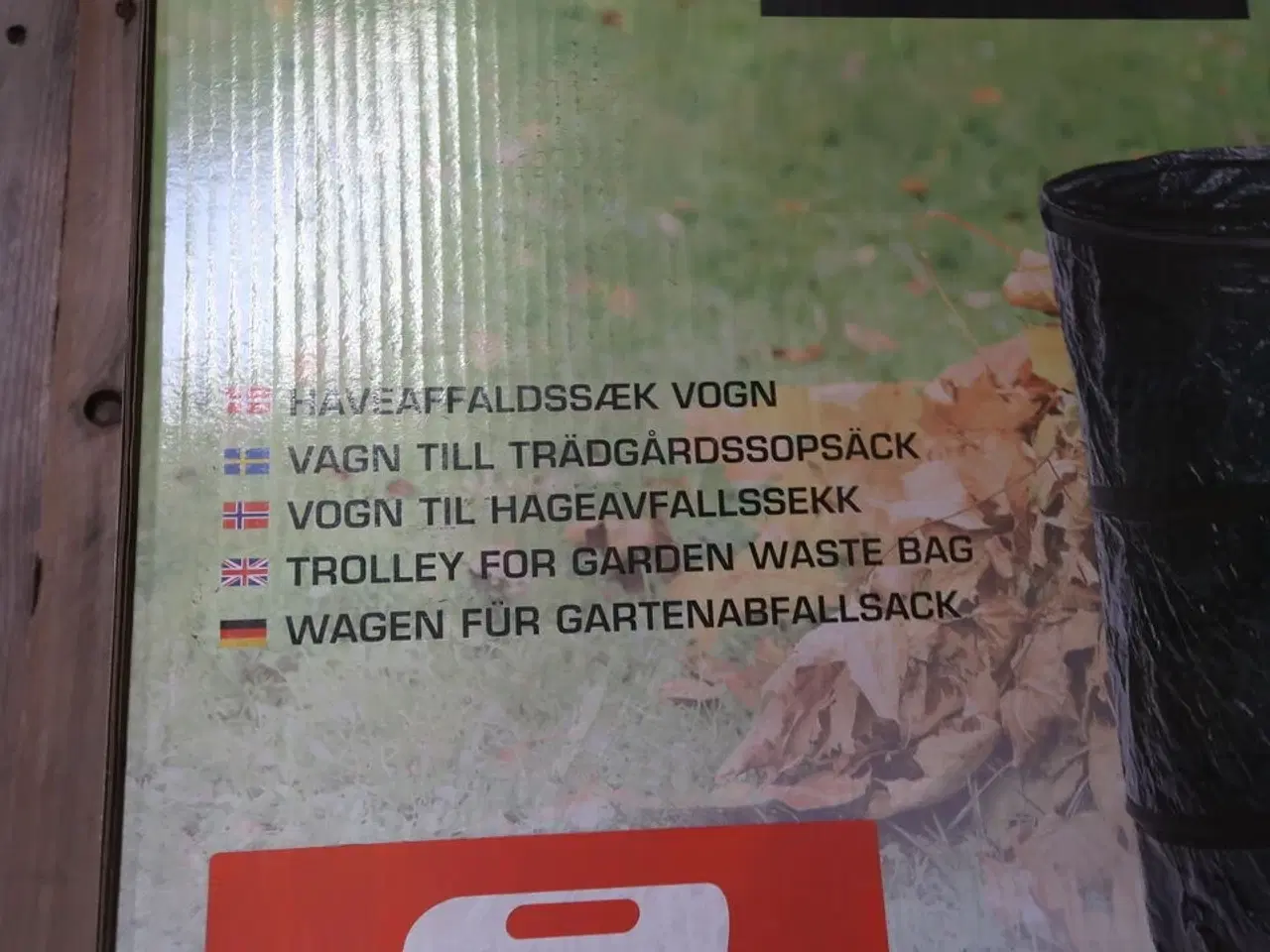 Billede 3 - HOME It  sammenklappelig haveaffaldsvogn med opsamler 150 liter