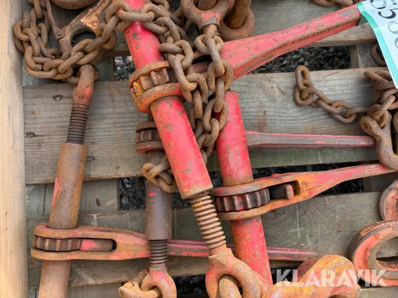 Billede 5 - Surringsskralder og kædeslængder samlet lot