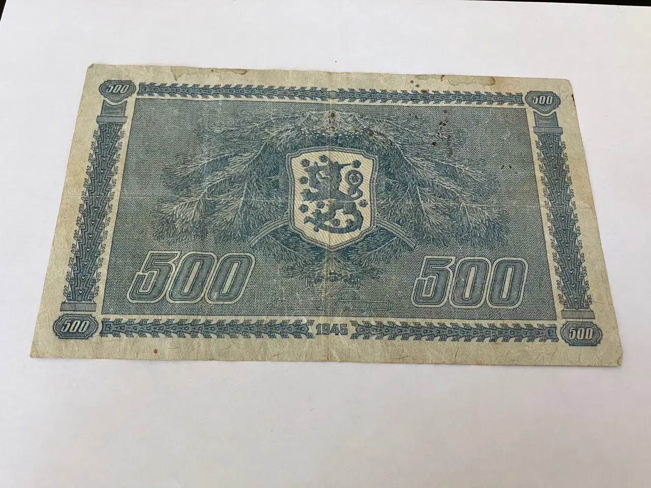 Billede 2 - 500 Markkaa 1945 Finland