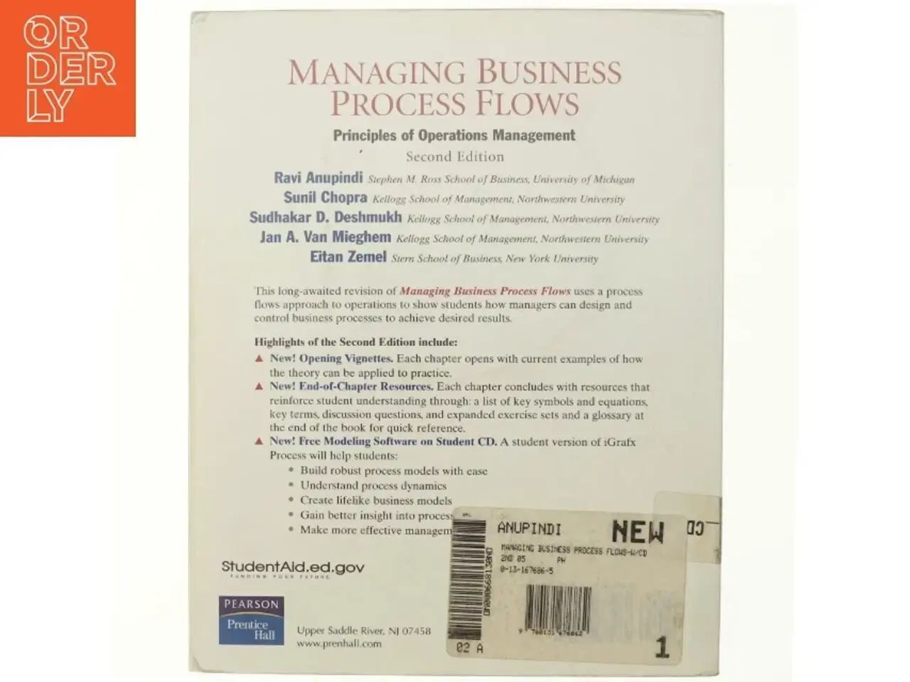 Billede 3 - Managing Business Process Flows af Ravi Anupindi, Sunil Chopra, Jan A. Van Mieghem, Sudhakar D. Deshmukh, Eitan Zemel (Bog)