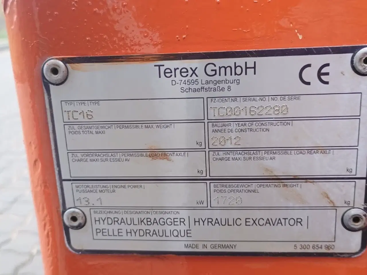 Billede 10 - TEREX TC16