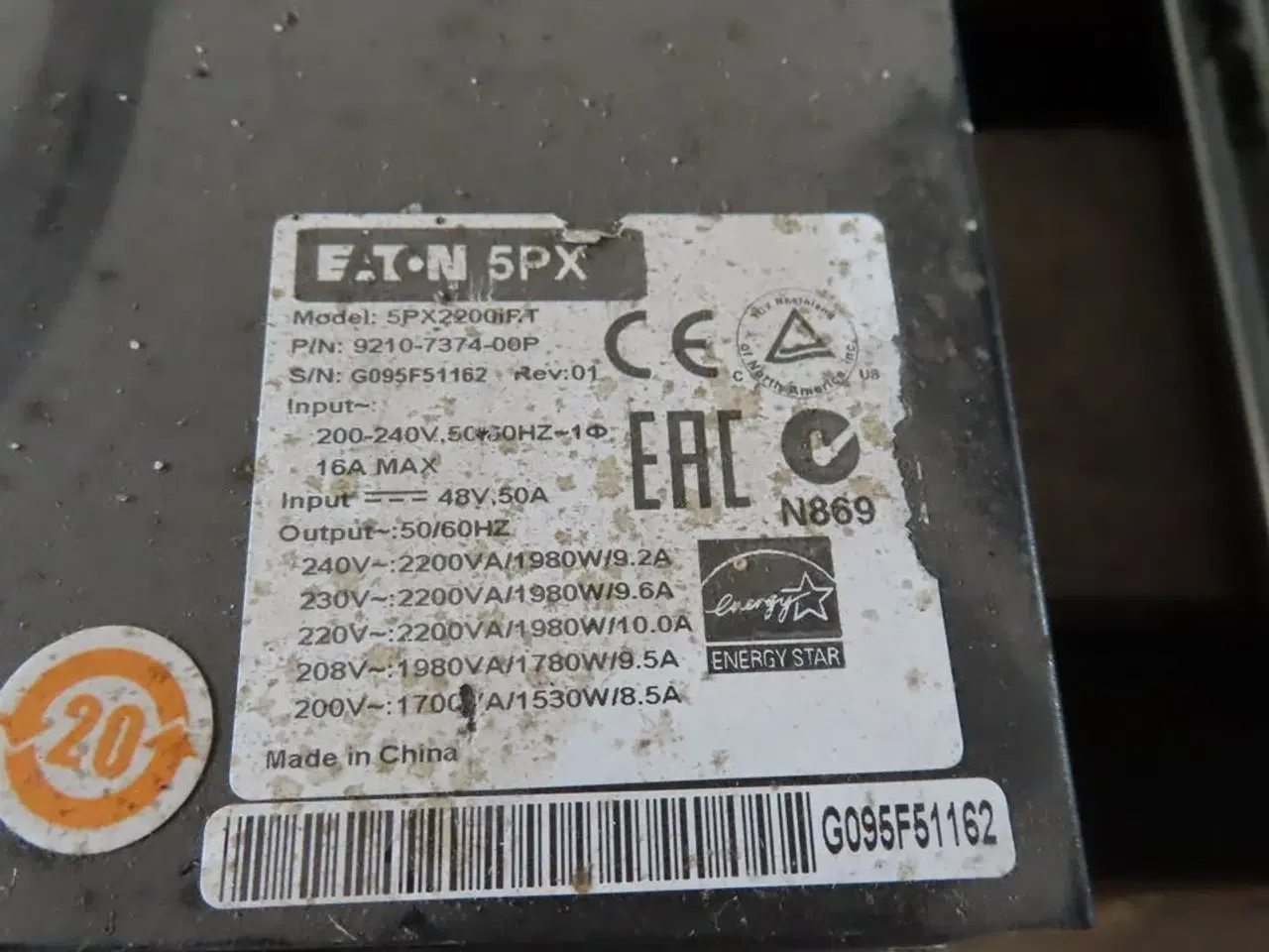 Billede 7 - UPS EATON 5PX 2200 (Forsendelse ikke muligt)