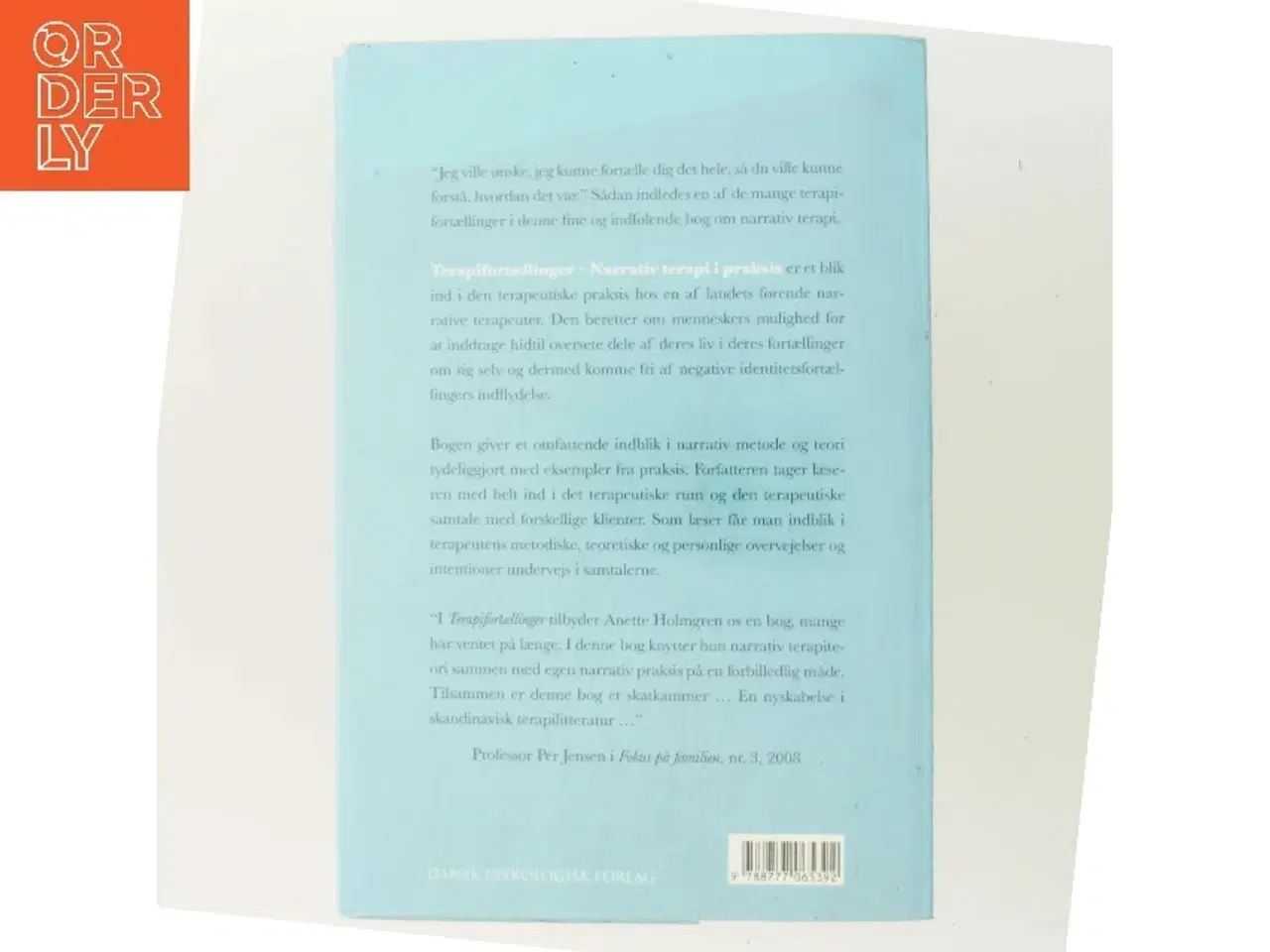 Billede 3 - Terapifortællinger : narrativ terapi i praksis af Anette Holmgren (Bog)
