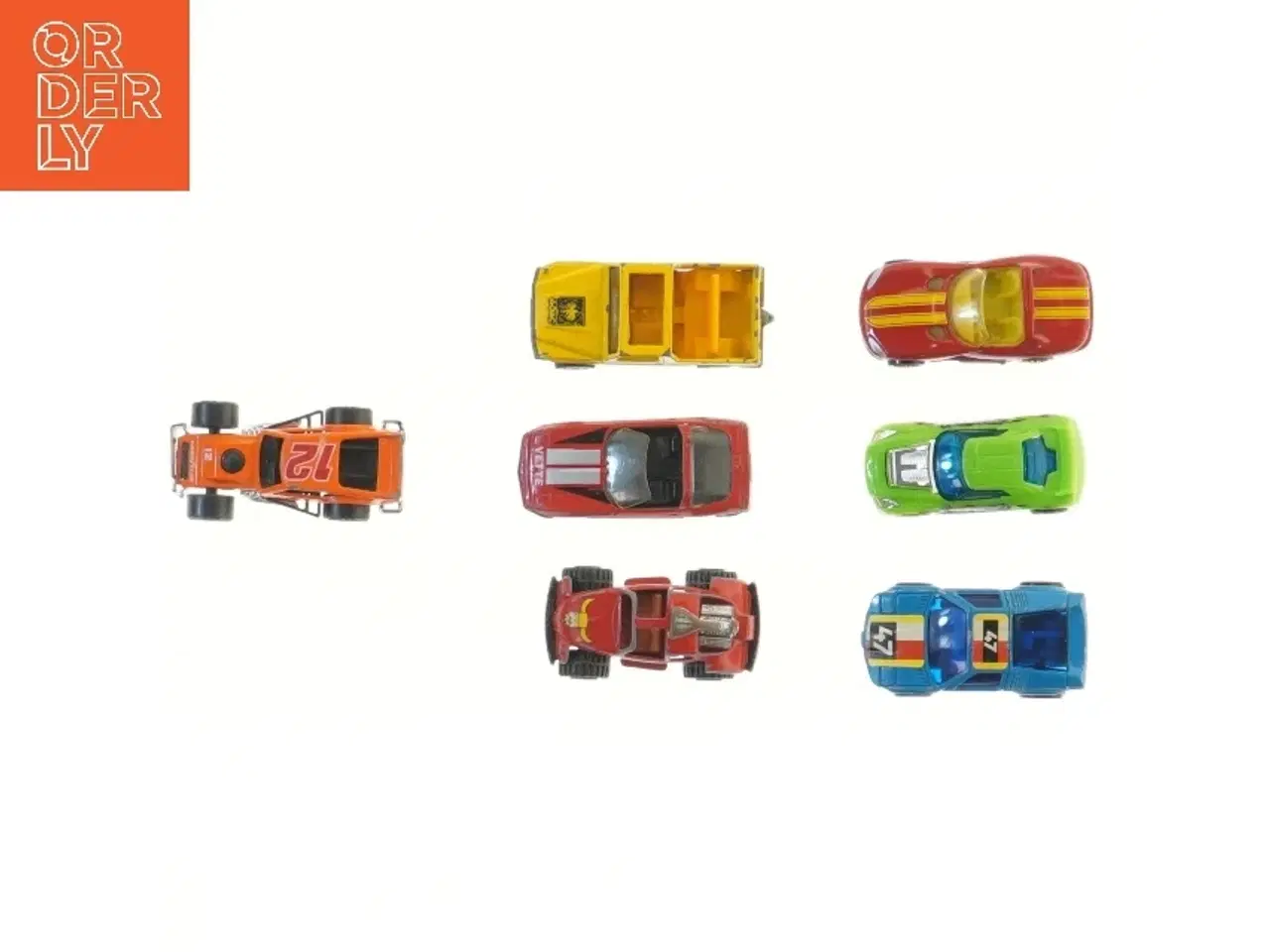 Billede 1 - Sæt med 7 miniature legetøjsbiler (str. 7 stk 8 cm)