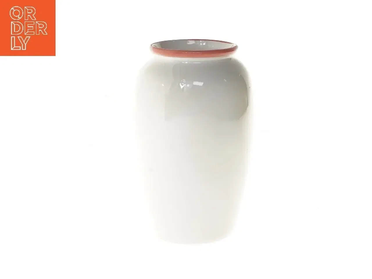 Billede 4 - Dekorativ vase med blomstermotiv (str. 23 cm)