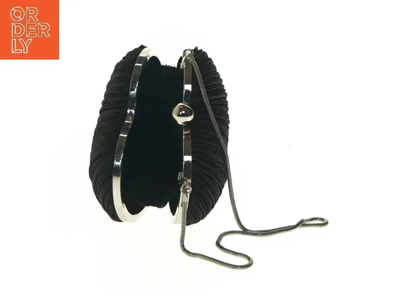 Billede 5 - Hjerteformet taske med kæde (str. Ø 14 cm)