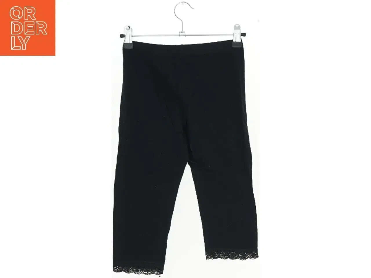 Billede 2 - Sorte leggings med blonde fra VRS (str. 146)