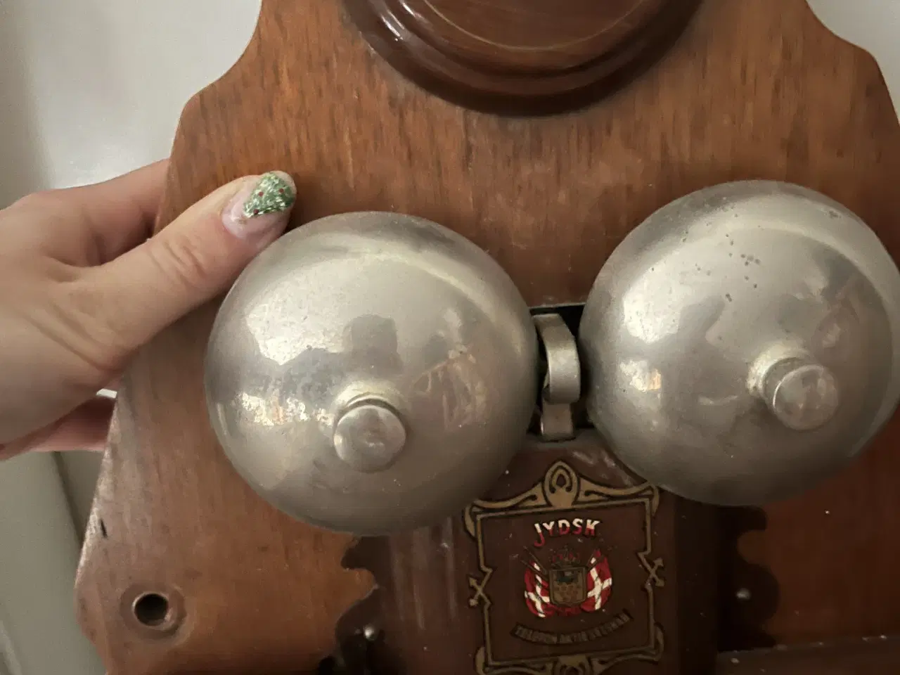 Billede 2 - Træ telefon/ældre væg telefon