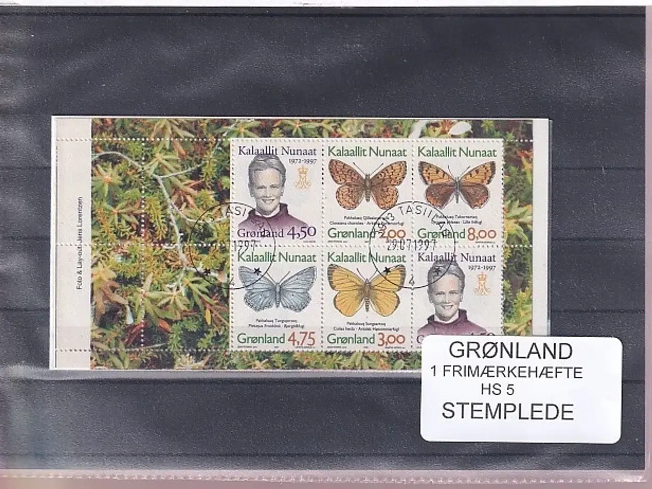 Billede 1 - Grønland - Frimærkehæfte  HS 5 - Stemplet