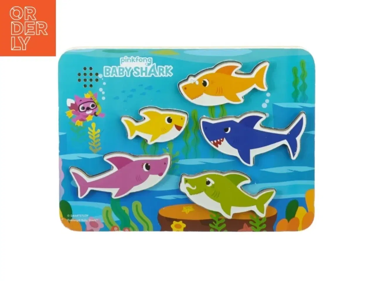 Billede 1 - Baby shark puslespil fra Pinkfong (str. 29 x 21 cm)