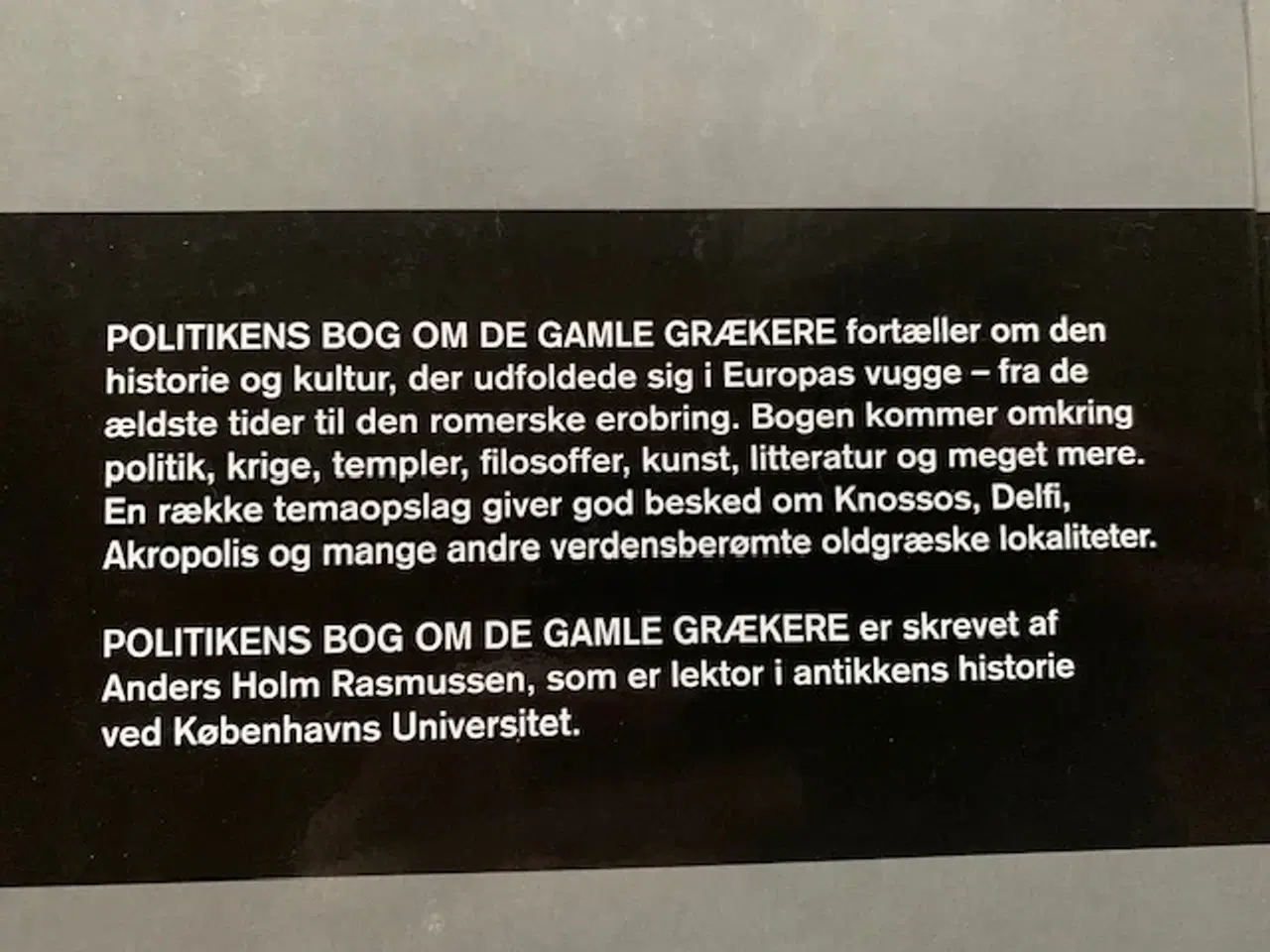 Billede 2 - Politikens bog om De Gamle Grækere, Anders Holm Ra