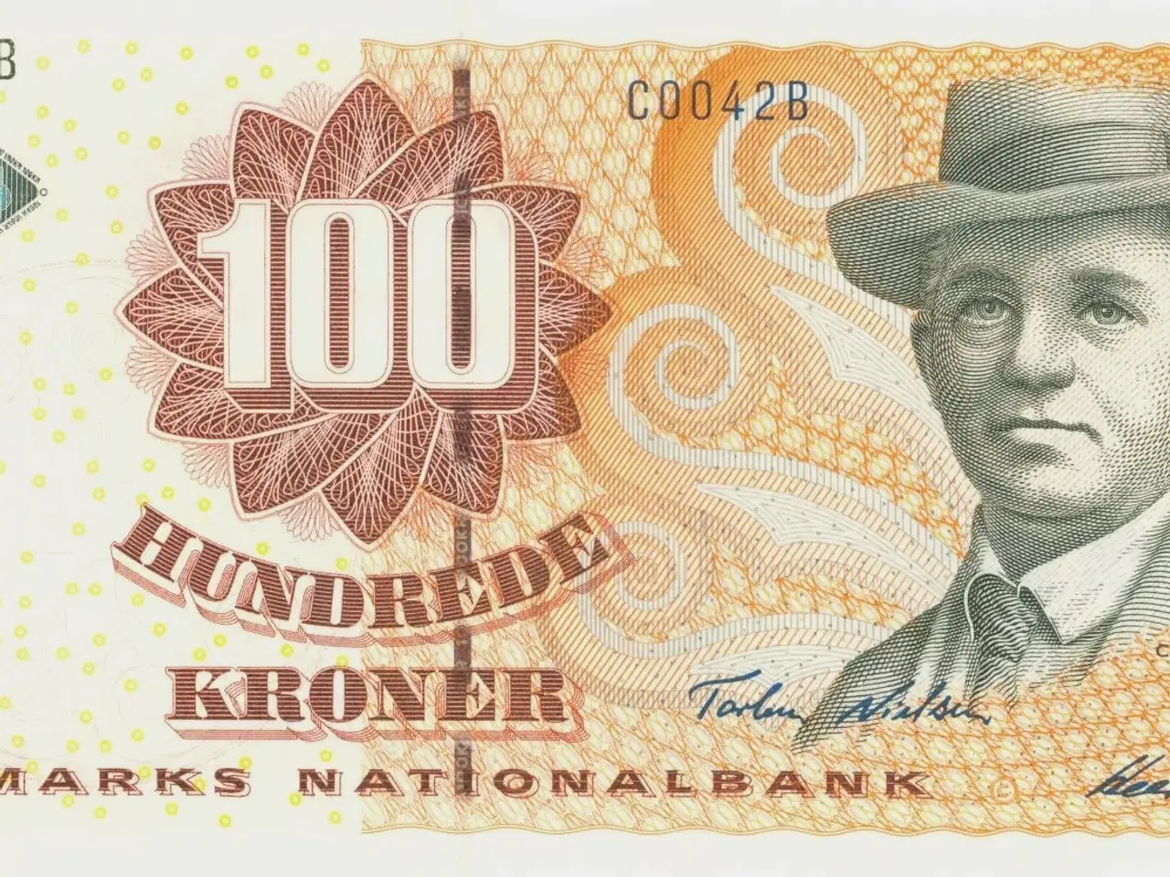 Billede 1 - DK. 100 kr. seddel fra 2004