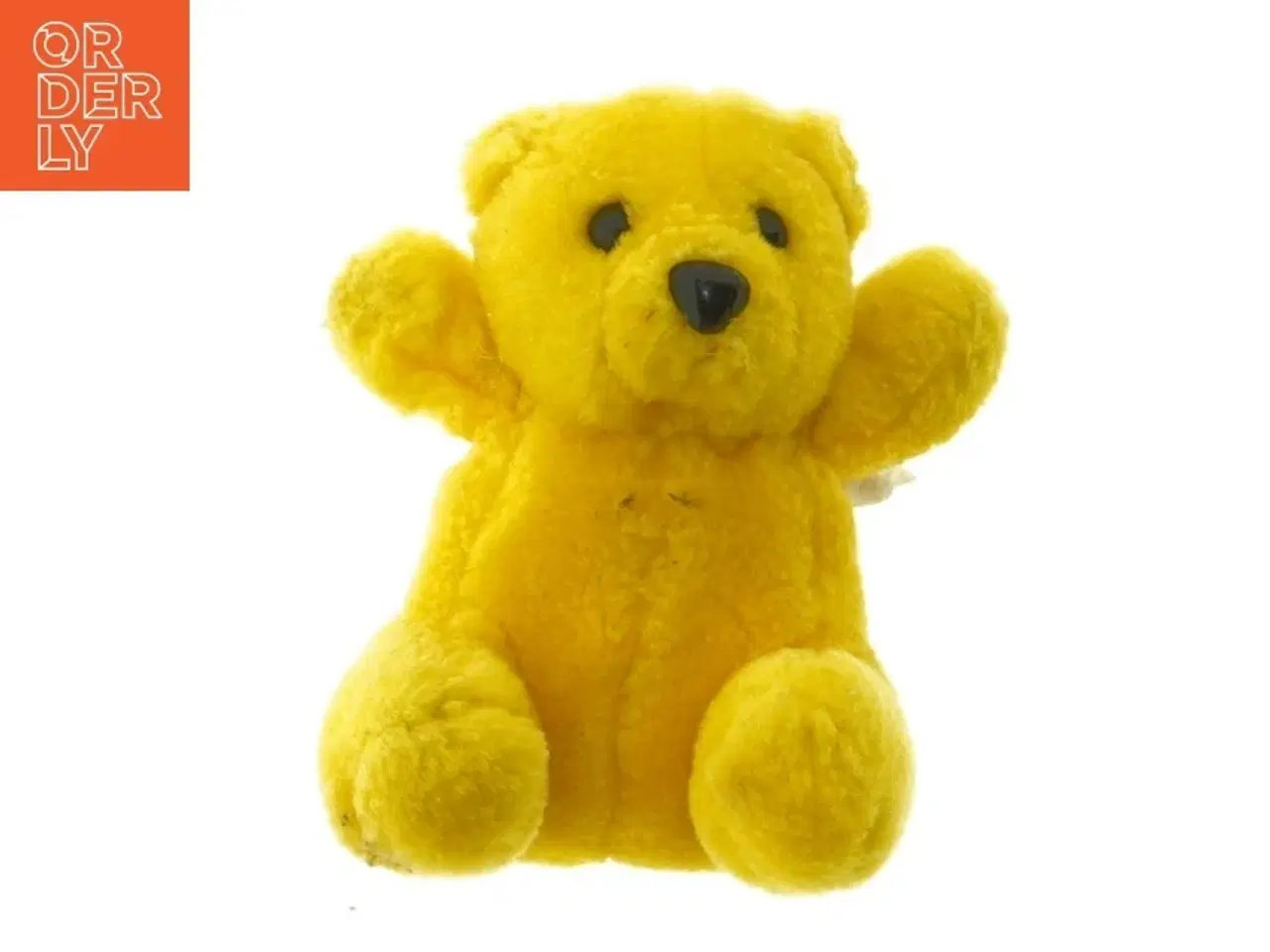 Billede 1 - Gul plysbamse (str. 11 cm)