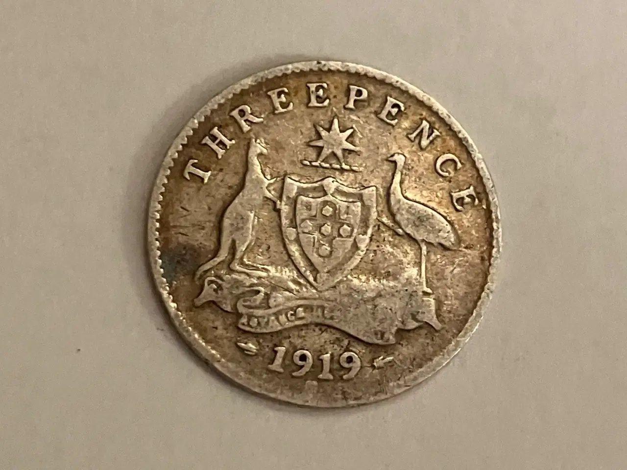 Billede 1 - Three pence 1919 Austrailia
