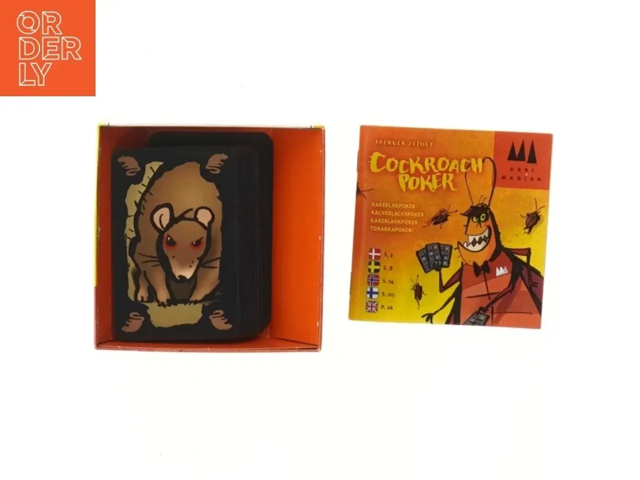 Billede 2 - Cockroach Poker kortspil fra Drei Magier (str. 11,5x11,5 cm)