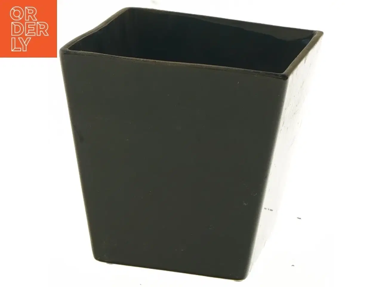 Billede 5 - Sort kvadratisk vase (str. 15 cm)