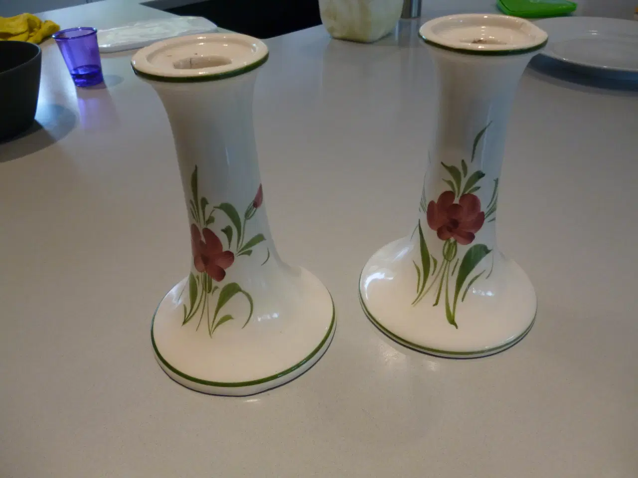 Billede 1 - Retro lysestager sælges.