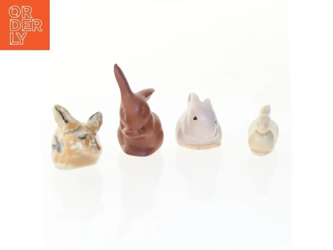 Billede 1 - Keramik kanin figurer (str. 6 cm)