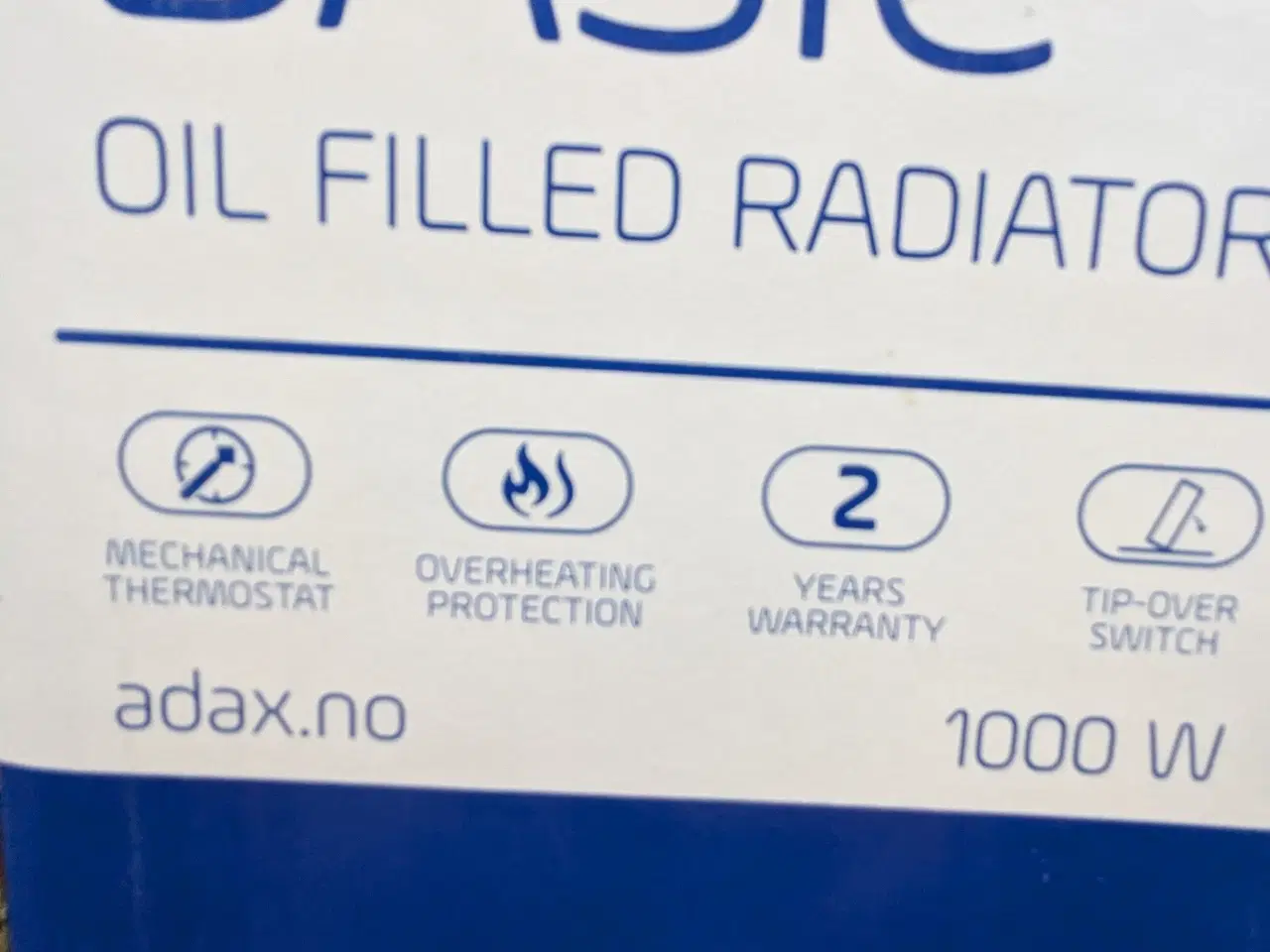 Billede 2 - 2 Helt nye Olie Radiatorer 1000 Watt