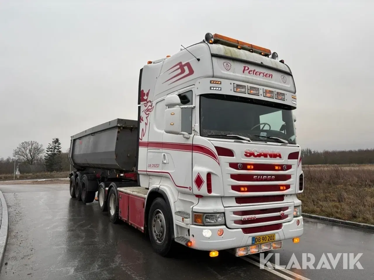 Billede 3 - Lastbil Scania, med 2 sættevogne Kel-berg, Schmitz R560 Super