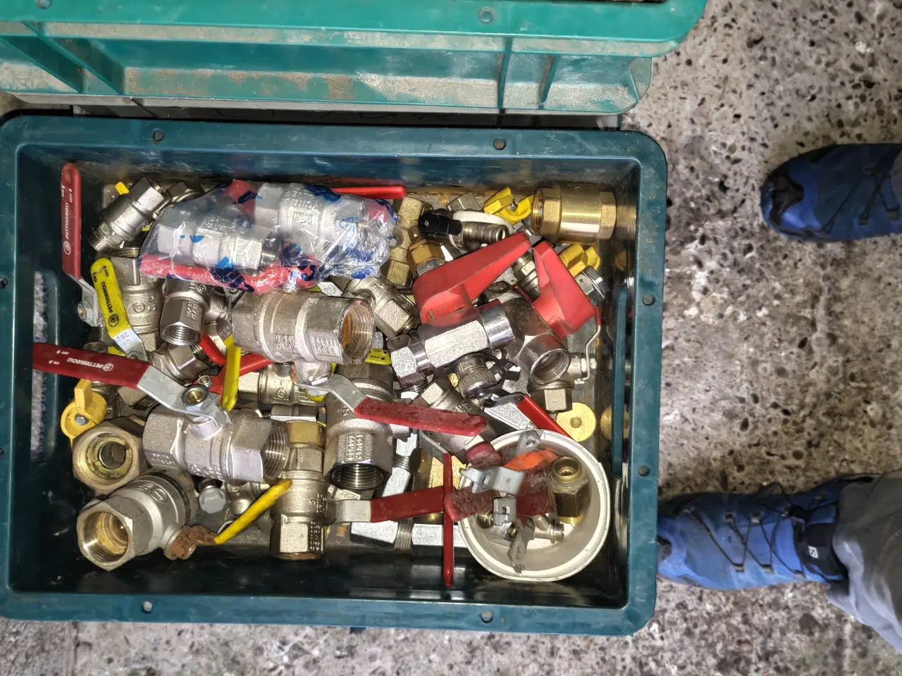 Billede 4 - Fittings, galv., sort, messing, termometre osv.