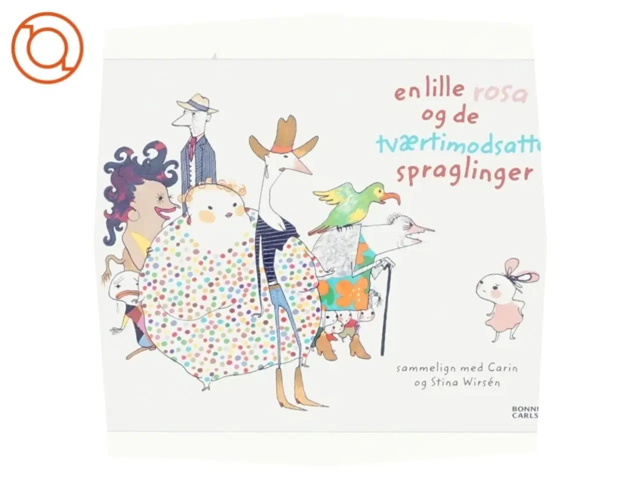 Billede 1 - En lille rosa og de tværtimodsatte spraglinger